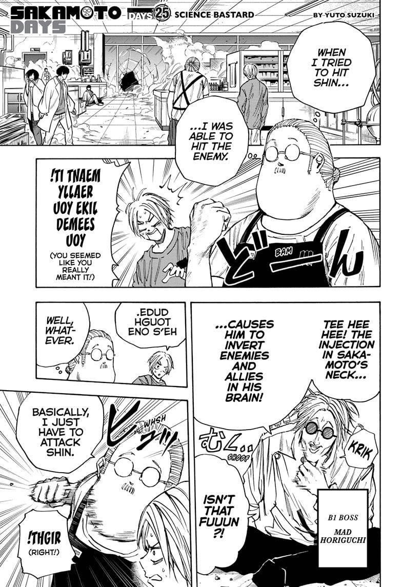 Sakamoto Days Chapter 25 - Page 1