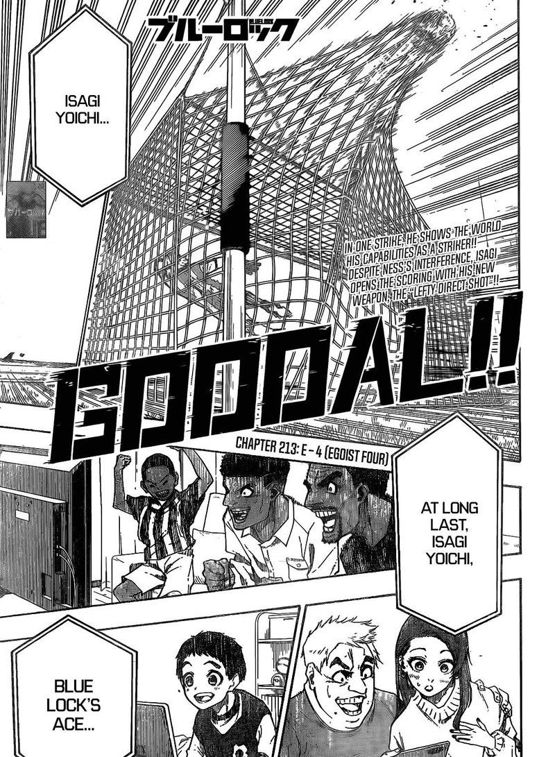 Blue Lock Chapter 213 - Page 1