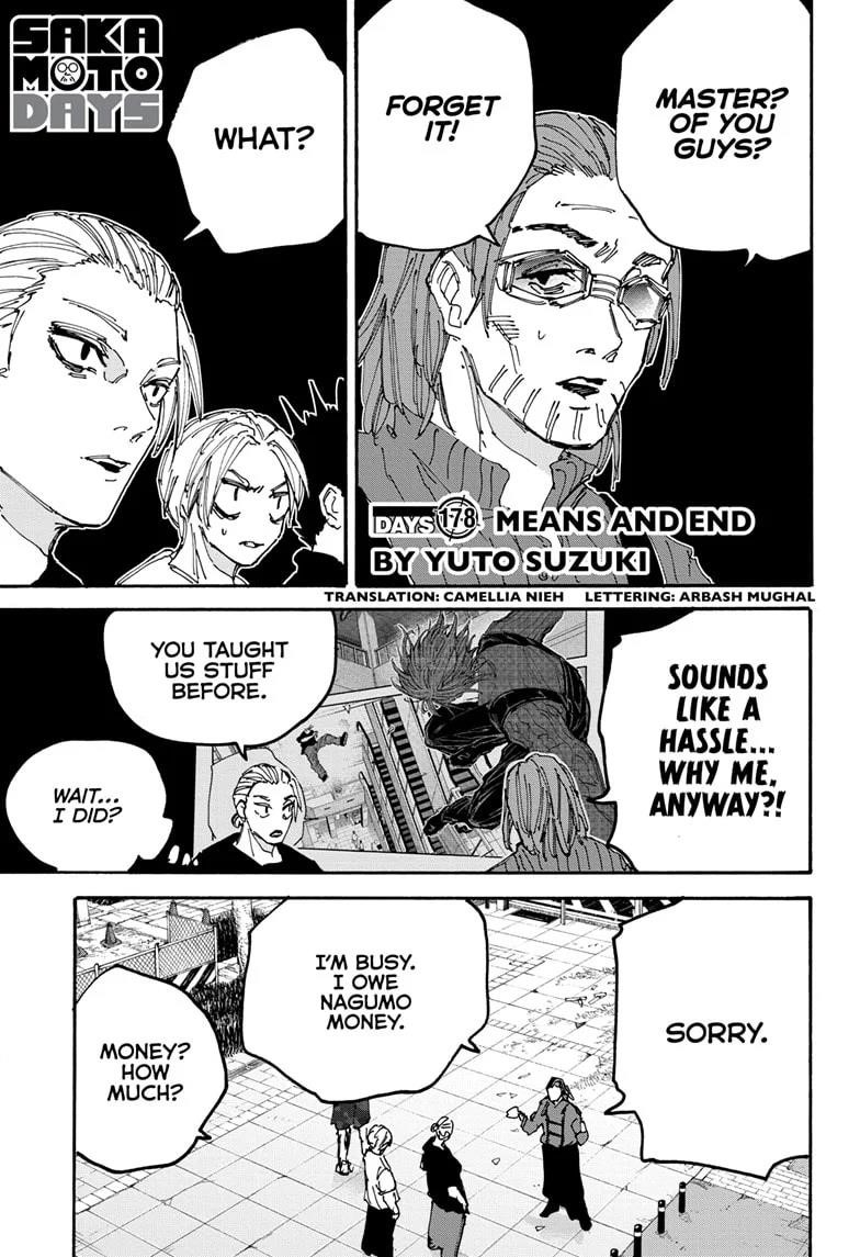 Sakamoto Days Chapter 178 - Page 1